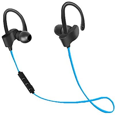 Esperanza Auriculares Marca Modelo EH188B Auriculares BT Deportes Negro y Azul Esperanza Auriculares Marca Modelo EH188B Auriculares BT Deportes Negro y Azul