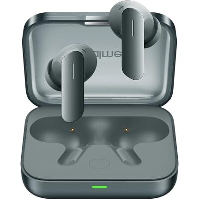 realme Buds Air 7 Cuffie True Wireless, Driver de 12,4 mm para Graves potentes, Cancelación Activa de Ruido Inteligente de 52 dB, hasta 52 Horas de reproducción, Green realme Buds Air 7 Cuffie True Wireless, Driver de 12,4 mm para Graves potentes, Cancelación Activa de Ruido Inteligente de 52 dB, hasta 52 Horas de reproducción, Green