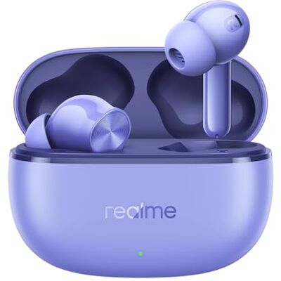realme Buds T200 Lite Auriculares intrauditivos True Wireless, controlador dinámico de 12,4 mm, duración de la batería de hasta 48 horas, latencia de 45 ms, resistencia IPX4, ENC, Bluetooth 5.4 realme Buds T200 Lite Auriculares intrauditivos True Wireless, controlador dinámico de 12,4 mm, duración de la batería de hasta 48 horas, latencia de 45 ms, resistencia IPX4, ENC, Bluetooth 5.4