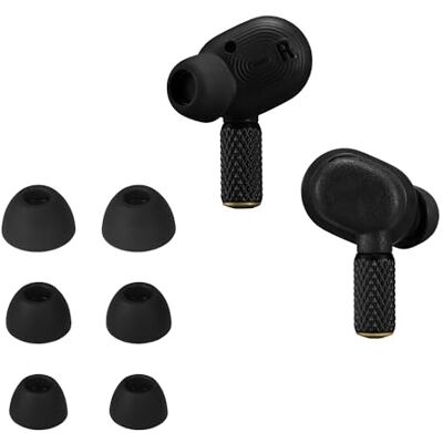 kwmobile 6 Almohadillas Compatible con Marshall Motif II ANC Eartips para Cascos 3 tamaños S M L Negro kwmobile 6 Almohadillas Compatible con Marshall Motif II ANC Eartips para Cascos 3 tamaños S M L Negro