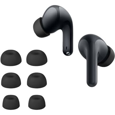 kwmobile 6 Almohadillas Compatible con Xiaomi Redmi Buds 8 Lite Eartips para Cascos 3 tamaños S M L Negro kwmobile 6 Almohadillas Compatible con Xiaomi Redmi Buds 8 Lite Eartips para Cascos 3 tamaños S M L Negro