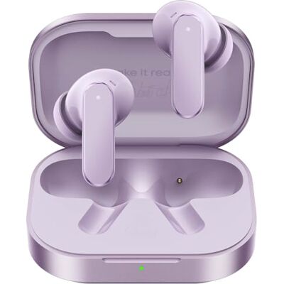realme Buds Air 8 Auriculares Bluetooth 55dB ANC Adaptativo y 58h Autonomía, Auriculares Inalámbricos con 11+6 Mm Controlador, Ear-by AI Asistente y AI Traductor, Hi-Res LHDC 5.0, IP55, Púrpura realme Buds Air 8 Auriculares Bluetooth 55dB ANC Adaptativo y 58h Autonomía, Auriculares Inalámbricos con 11+6 Mm Controlador, Ear-by AI Asistente y AI Traductor, Hi-Res LHDC 5.0, IP55, Púrpura