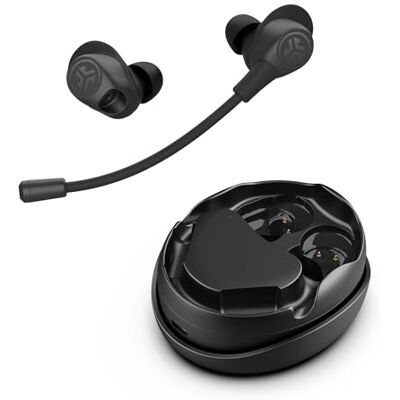 JLab Work Buds Auriculares Inalámbricos Bluetooth con Micrófono 55h Wireless Earbuds con Caja de Carga, Inalámbrico, Auriculares Oficina Teleoperador JLab Work Buds Auriculares Inalámbricos Bluetooth con Micrófono 55h Wireless Earbuds con Caja de Carga, Inalámbrico, Auriculares Oficina Teleoperador
