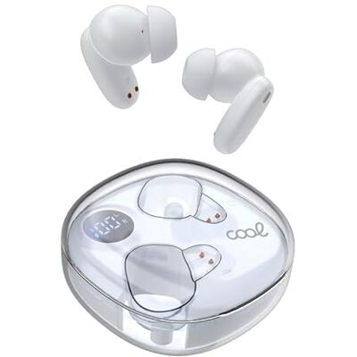 Cool Auriculares Stereo Bluetooth Dual Earbuds Fun Blanco Cool Auriculares Stereo Bluetooth Dual Earbuds Fun Blanco