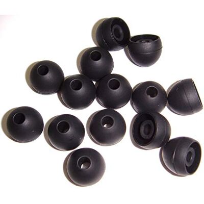 Xcessor Silicona Almohadillas de Repuesto 7 Pares (Juego de 14 piezas). Grande, Negro Xcessor Silicona Almohadillas de Repuesto 7 Pares (Juego de 14 piezas). Grande, Negro