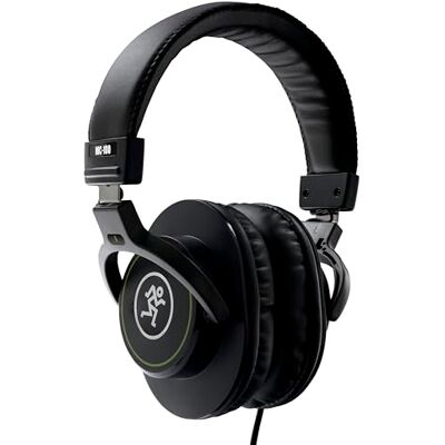 MACKIE MC-100 auriculares Over-Ear cerrados para monitorización en estudio, DJs, creación de contenidos y escucha doméstica MACKIE MC-100 auriculares Over-Ear cerrados para monitorización en estudio, DJs, creación de contenidos y escucha doméstica