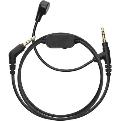kwmobile Cable para cascos Sony WH-1000XM5 / WH-1000XM4 / MDR-100ABN / V-MODA Cable de repuesto 150CM con micrófono y conector Jack negro kwmobile Cable para cascos Sony WH-1000XM5 / WH-1000XM4 / MDR-100ABN / V-MODA Cable de repuesto 150CM con micrófono y conector Jack negro