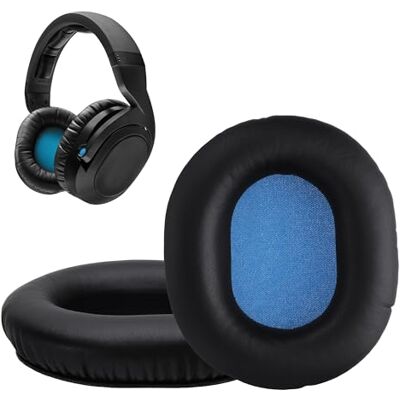 kwmobile Almohadillas compatibles con Sennheiser HD8 / HD8 DJ / HD6 Mix Almohadillas 2X Almohadilla de Repuesto para Auriculares en Cuero sintético kwmobile Almohadillas compatibles con Sennheiser HD8 / HD8 DJ / HD6 Mix Almohadillas 2X Almohadilla de Repuesto para Auriculares en Cuero sintético
