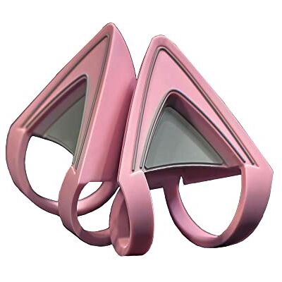 Razer Orejas de Gatito para Auriculares Kraken: compatibles con Kraken 2019, Kraken TE Correas Ajustables Construcción Resistente al Agua Cuarzo Rosa Razer Orejas de Gatito para Auriculares Kraken: compatibles con Kraken 2019, Kraken TE Correas Ajustables Construcción Resistente al Agua Cuarzo Rosa