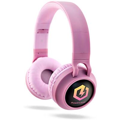 PowerLocus Auriculares Bluetooth de Diadema para niños, Cascos Bluetooth Inalámbricos, Auditiva Límite de 85DB, Sonido Estéreo, con Micrófono, Micro SD, Plegable, Estuche Cascos para Movil,Tablet,PC PowerLocus Auriculares Bluetooth de Diadema para niños, Cascos Bluetooth Inalámbricos, Auditiva Límite de 85DB, Sonido Estéreo, con Micrófono, Micro SD, Plegable, Estuche Cascos para Movil,Tablet,PC
