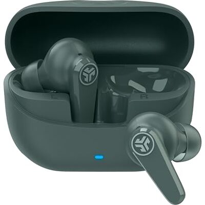 JLab Go Pods ANC Auriculares Bluetooth Cancelación Ruido, Sabia Cancelación activa de Ruido Híbrida, Autonomía 26h+, Llamadas Claras, Multipunto, Modo Ambiente, IP55, Audio con App JLab Go Pods ANC Auriculares Bluetooth Cancelación Ruido, Sabia Cancelación activa de Ruido Híbrida, Autonomía 26h+, Llamadas Claras, Multipunto, Modo Ambiente, IP55, Audio con App