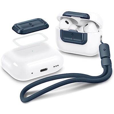 Spigen Lock Fit M Dispositivo de Bloqueo sin Funda Compatible con AirPods Pro de 2ª Generación (2023/2022) / AirPods Pro (2019), con Correa Pizarra Metálica Spigen Lock Fit M Dispositivo de Bloqueo sin Funda Compatible con AirPods Pro de 2ª Generación (2023/2022) / AirPods Pro (2019), con Correa Pizarra Metálica