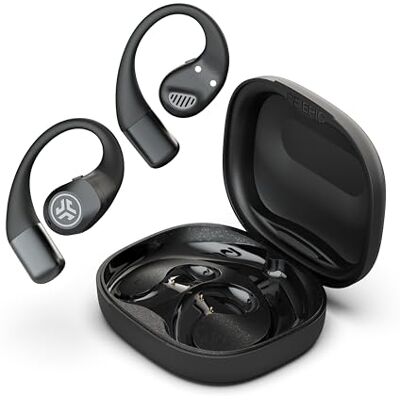 JLab Epic Open Sport Auriculares Deportivos Inalámbricos IP55, Negro Auriculares Open Ear con Ganchos para las Orejas, 30 Horas de Autonomía, Resistencia al Sudor IP55 JLab Epic Open Sport Auriculares Deportivos Inalámbricos IP55, Negro Auriculares Open Ear con Ganchos para las Orejas, 30 Horas de Autonomía, Resistencia al Sudor IP55