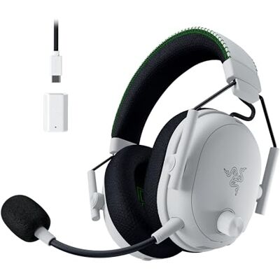 Razer BlackShark V3 Pro Xbox S X Auriculares e-Sports inalámbricos con ANC Cancelación Activa del Ruido Controladores Triforce de 50 mm HyperSpeed 2,4 GHz & Bluetooth Xbox/PC Blanco Razer BlackShark V3 Pro Xbox S X Auriculares e-Sports inalámbricos con ANC Cancelación Activa del Ruido Controladores Triforce de 50 mm HyperSpeed 2,4 GHz & Bluetooth Xbox/PC Blanco