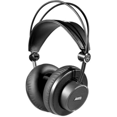 AKG K245 Open Back Auriculares Plegables de Espalda Abierta, Negro AKG K245 Open Back Auriculares Plegables de Espalda Abierta, Negro