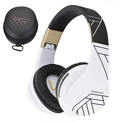 PowerLocus P2 – Auriculares Bluetooth inalambricos de Diadema Cascos Plegables, Casco Bluetooth con Sonido Estéreo Micro SD/TF, FM con micrófono y Audio Cable para iPhone/Samsung/iPad/Huawei/PC/ PowerLocus P2 – Auriculares Bluetooth inalambricos de Diadema Cascos Plegables, Casco Bluetooth con Sonido Estéreo Micro SD/TF, FM con micrófono y Audio Cable para iPhone/Samsung/iPad/Huawei/PC/