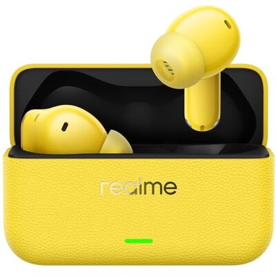 realme Buds T500 Pro Auriculares Bluetooth Inalámbricos,Cancelación de ruido (ANC), Controladores de 12,4 mm, Batería de 56 h, Traducción AI,Tipo-C, Controles táctiles,IP55, Diseño Candy Box, Amarillo realme Buds T500 Pro Auriculares Bluetooth Inalámbricos,Cancelación de ruido (ANC), Controladores de 12,4 mm, Batería de 56 h, Traducción AI,Tipo-C, Controles táctiles,IP55, Diseño Candy Box, Amarillo