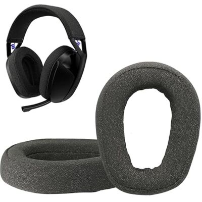 kwmobile 2X Almohadillas compatibles con Logitech G G321 Almohadilla de Malla para Recambio de Cascos Auriculares audífonos kwmobile 2X Almohadillas compatibles con Logitech G G321 Almohadilla de Malla para Recambio de Cascos Auriculares audífonos
