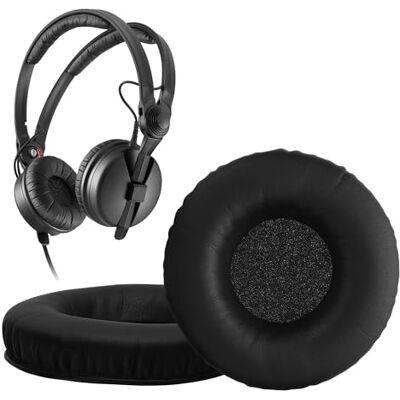kwmobile Almohadillas compatibles con Sennheiser HD25 / HD25-1 II / HD250BT Almohadillas 2X Almohadilla de Repuesto para Auriculares en Cuero sintético kwmobile Almohadillas compatibles con Sennheiser HD25 / HD25-1 II / HD250BT Almohadillas 2X Almohadilla de Repuesto para Auriculares en Cuero sintético