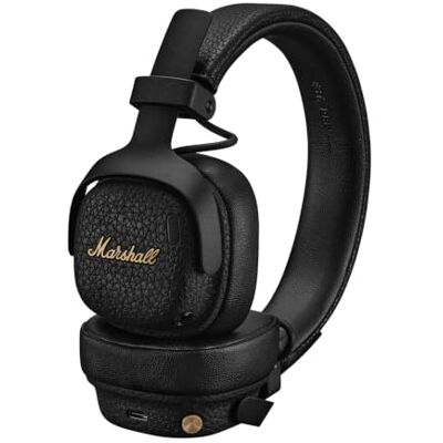Marshall Milton A.N.C. Auriculares inalámbricos supraaurales con cancelación activa de ruido adaptativa, 80 horas de reproducción inalámbrica, diseño duradero y plegable para viajes, audio espacial Marshall Milton A.N.C. Auriculares inalámbricos supraaurales con cancelación activa de ruido adaptativa, 80 horas de reproducción inalámbrica, diseño duradero y plegable para viajes, audio espacial