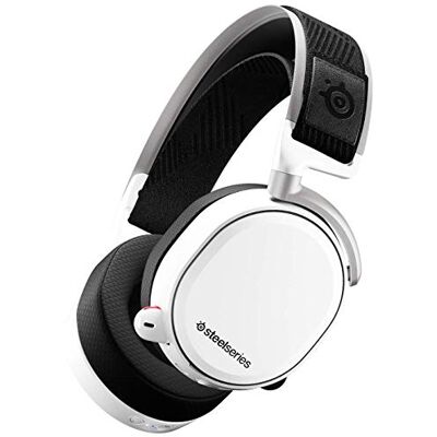 SteelSeries Arctis Pro Wireless Auriculares de juego inalámbricos dobles (2,4 G y Bluetooth) Sistema de batería doble Blanco SteelSeries Arctis Pro Wireless Auriculares de juego inalámbricos dobles (2,4 G y Bluetooth) Sistema de batería doble Blanco