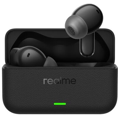 realme T500 Pro Auriculares inalámbricos, Open-Ear Bluetooth, Driver de 10,8 mm, Bluetooth 5.4 con micrófonos, hasta 36 h de reproducción, IP55, Negro realme T500 Pro Auriculares inalámbricos, Open-Ear Bluetooth, Driver de 10,8 mm, Bluetooth 5.4 con micrófonos, hasta 36 h de reproducción, IP55, Negro