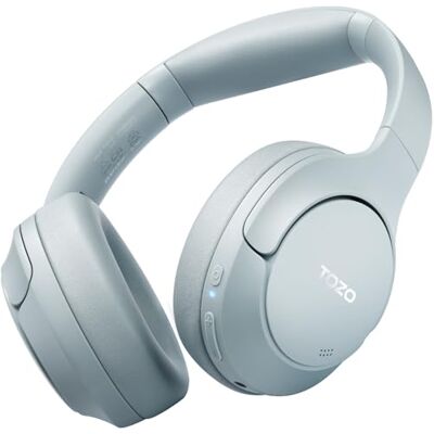 TOZO HT2 Cascos Inalámbricos Bluetooth ANC Híbrida y 60H Reproducción ORIGX Sonido premium, 32 EQs con App, llamadas ENC nítidas, diadema ajustable, plegable portátil, conexión 3.5mm y USB-C TOZO HT2 Cascos Inalámbricos Bluetooth ANC Híbrida y 60H Reproducción ORIGX Sonido premium, 32 EQs con App, llamadas ENC nítidas, diadema ajustable, plegable portátil, conexión 3.5mm y USB-C