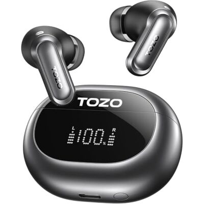 TOZO NC20 Auriculares Inalámbricos Bluetooth 6.0, Sonido LDAC Hi-Res ANC adaptable, 6 mics llamadas claras, app con EQ y asistente IA, carga rápida e inalámbrica, detección de uso,gran autonomía TOZO NC20 Auriculares Inalámbricos Bluetooth 6.0, Sonido LDAC Hi-Res ANC adaptable, 6 mics llamadas claras, app con EQ y asistente IA, carga rápida e inalámbrica, detección de uso,gran autonomía