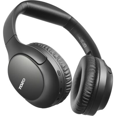 TOZO HA1 Cascos Inalámbricos Bluetooth 5.4, Sonido Premium y Uso cómodo 70H batería, ENC llamadas nítidas, modo juego 78ms baja latencia, ORIGX 2.0 acústico, 32 EQs en app, plegable y ligero, USB-C TOZO HA1 Cascos Inalámbricos Bluetooth 5.4, Sonido Premium y Uso cómodo 70H batería, ENC llamadas nítidas, modo juego 78ms baja latencia, ORIGX 2.0 acústico, 32 EQs en app, plegable y ligero, USB-C