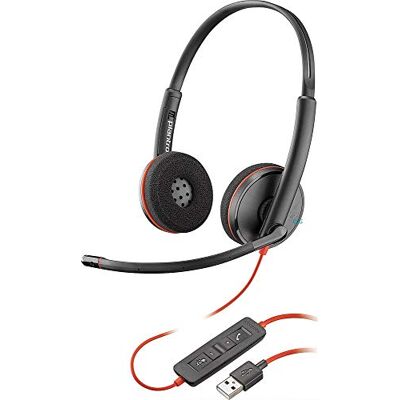 PLT Plantronics Blackwire 3220 Binaural Diadema Negro Auriculares con Micrófono (Centro de llamadas/ Oficina, Binaural, Diadema, Negro, Alámbrico, Supraaural), Talla Única PLT Plantronics Blackwire 3220 Binaural Diadema Negro Auriculares con Micrófono (Centro de llamadas/ Oficina, Binaural, Diadema, Negro, Alámbrico, Supraaural), Talla Única