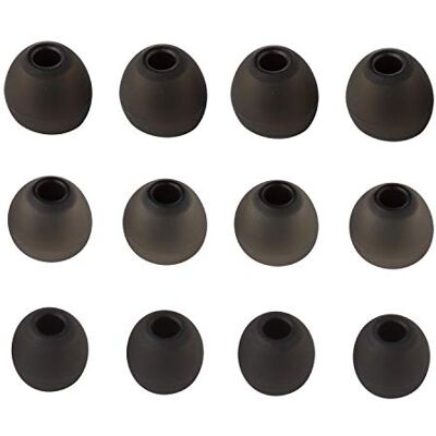 Xcessor Silicona de Reemplazo en Los Auriculares de Oído. (S/M/L, Negro/Negro) Xcessor Silicona de Reemplazo en Los Auriculares de Oído. (S/M/L, Negro/Negro)