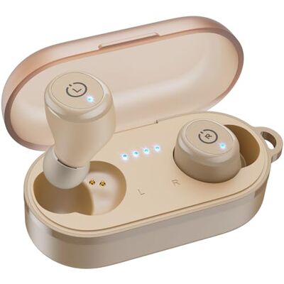 TOZO Auriculares Inalámbricos Bluetooth, Listo para Entrenar y Viajar ENC llamadas claras, IPX8 sumergible, 55H batería, carga rápida inalámbrica/USB-C, Sonido OrigX 2.0, ajuste ergonómico, 32 EQ TOZO Auriculares Inalámbricos Bluetooth, Listo para Entrenar y Viajar ENC llamadas claras, IPX8 sumergible, 55H batería, carga rápida inalámbrica/USB-C, Sonido OrigX 2.0, ajuste ergonómico, 32 EQ