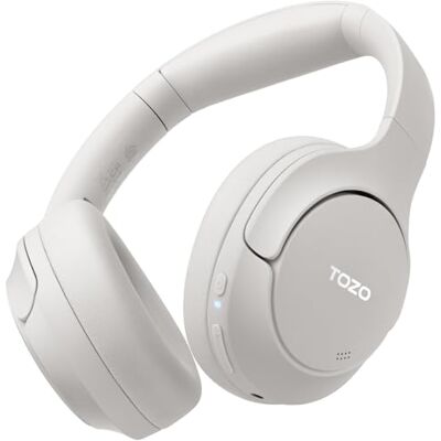 TOZO HT2 Cascos Inalámbricos Bluetooth ANC Híbrida y 60H Reproducción ORIGX Sonido premium, 32 EQs con App, llamadas ENC nítidas, diadema ajustable, plegable portátil, conexión 3.5mm y USB-C TOZO HT2 Cascos Inalámbricos Bluetooth ANC Híbrida y 60H Reproducción ORIGX Sonido premium, 32 EQs con App, llamadas ENC nítidas, diadema ajustable, plegable portátil, conexión 3.5mm y USB-C
