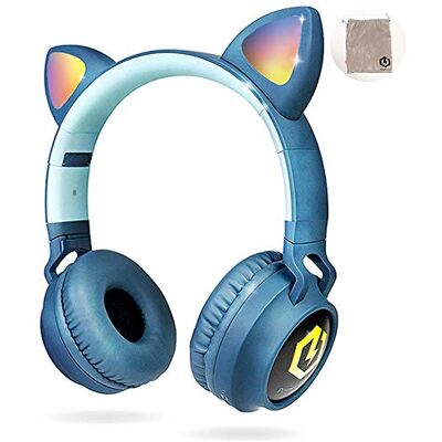 PowerLocus Auriculares Inalámbricos Bluetooth de Diadema para niños, Auditiva Límite de 85DB, Sonido Estéreo, con Micrófono, Micro SD, Plegable, Estuche Cascos para Movil, Tablet,PC PowerLocus Auriculares Inalámbricos Bluetooth de Diadema para niños, Auditiva Límite de 85DB, Sonido Estéreo, con Micrófono, Micro SD, Plegable, Estuche Cascos para Movil, Tablet,PC
