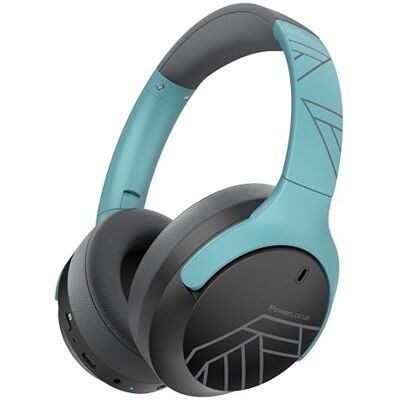 PowerLocus Auriculares Inalambricos Bluetooth, 60 Horas de Reproducción, 4 Modos de Sonido EQ, Cascos Inalámbricos Bluetooth con Micrófono Plegables, Hi-Fi Estéreo Sonido, Audifonos para Móviles/PC/TV PowerLocus Auriculares Inalambricos Bluetooth, 60 Horas de Reproducción, 4 Modos de Sonido EQ, Cascos Inalámbricos Bluetooth con Micrófono Plegables, Hi-Fi Estéreo Sonido, Audifonos para Móviles/PC/TV
