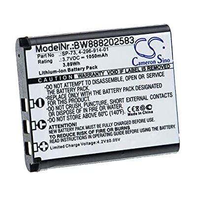 vhbw Batería reemplaza Sony 4-296-914-01 SP-73, SP73 para auriculares inalámbricos, cascos (1050 mAh, 3,7 V, Li-Ion) vhbw Batería reemplaza Sony 4-296-914-01 SP-73, SP73 para auriculares inalámbricos, cascos (1050 mAh, 3,7 V, Li-Ion)