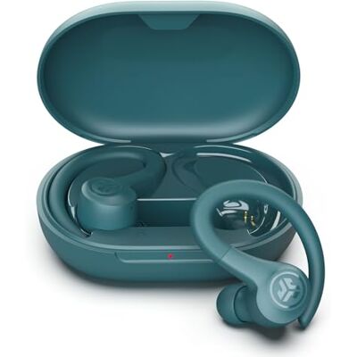 JLab Go Air Sport+ Auriculares Bluetooth Deportivos 35h+, Verde Azulado Auriculares Inalámbricos Deportivos, Auricular Deportivo IP55 Resistente al Sudor, Audífonos Inalámbricos JLab Go Air Sport+ Auriculares Bluetooth Deportivos 35h+, Verde Azulado Auriculares Inalámbricos Deportivos, Auricular Deportivo IP55 Resistente al Sudor, Audífonos Inalámbricos