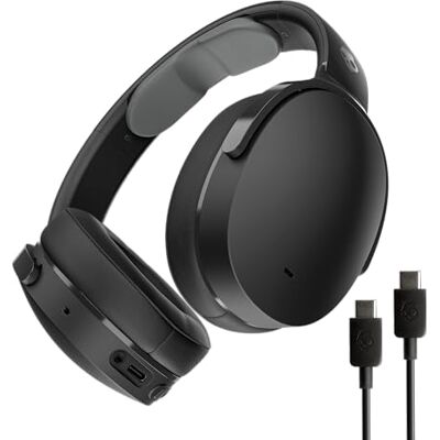 Skullcandy Hesh ANC Cascos Over-Ear Inalámbricos con Cancelación de Ruido, 22 h de Autonomía, Micrófono, Compatibles con iPhone Android y Dispositivos Bluetooth Negro Skullcandy Hesh ANC Cascos Over-Ear Inalámbricos con Cancelación de Ruido, 22 h de Autonomía, Micrófono, Compatibles con iPhone Android y Dispositivos Bluetooth Negro