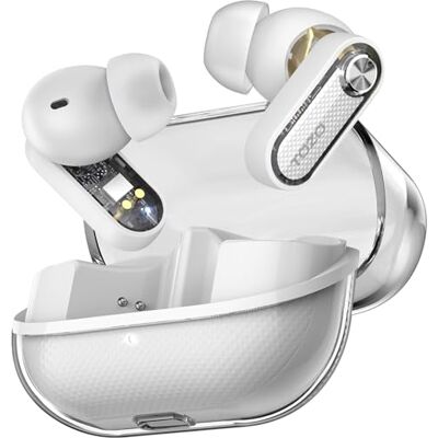 TOZO Crystal Pods Auriculares Inalámbricos Bluetooth 5.4,Estilo Cristalino Diseño Transparente Vanguardista, 35H batería, ANC Híbrida+6 Mic ENC, OrigX 2.0 Sonido Hi-Fi, 32 EQ, ideal para metro&deporte TOZO Crystal Pods Auriculares Inalámbricos Bluetooth 5.4,Estilo Cristalino Diseño Transparente Vanguardista, 35H batería, ANC Híbrida+6 Mic ENC, OrigX 2.0 Sonido Hi-Fi, 32 EQ, ideal para metro&deporte