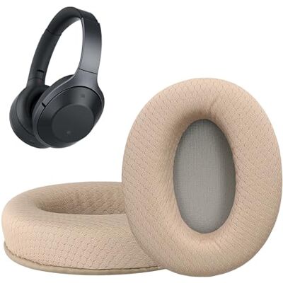 kwmobile 2X Almohadillas compatibles con Sony MDR-1000X / WH-1000XM2 Almohadilla de Malla para Recambio de Cascos Auriculares audífonos kwmobile 2X Almohadillas compatibles con Sony MDR-1000X / WH-1000XM2 Almohadilla de Malla para Recambio de Cascos Auriculares audífonos