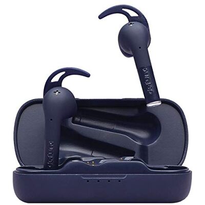 Defunc True Plus Auriculares inalámbricos Bluetooth 5.0 con funda de carga inalámbrica IPX4 Auriculares estéreo impermeables, micrófono integrado, USB-C carga enorme duración de la batería de 35 horas Defunc True Plus Auriculares inalámbricos Bluetooth 5.0 con funda de carga inalámbrica IPX4 Auriculares estéreo impermeables, micrófono integrado, USB-C carga enorme duración de la batería de 35 horas
