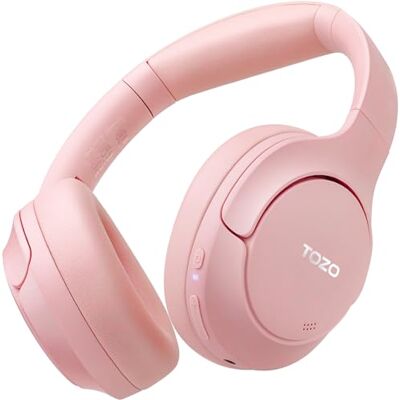 TOZO HT2 Cascos Inalámbricos Bluetooth ANC Híbrida y 60H Reproducción ORIGX Sonido premium, 32 EQs con App, llamadas ENC nítidas, diadema ajustable, plegable portátil, conexión 3.5mm y USB-C TOZO HT2 Cascos Inalámbricos Bluetooth ANC Híbrida y 60H Reproducción ORIGX Sonido premium, 32 EQs con App, llamadas ENC nítidas, diadema ajustable, plegable portátil, conexión 3.5mm y USB-C