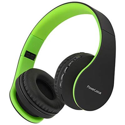 PowerLocus Auriculares Bluetooth Inalámbricos Diadema, Cascos Bluetooth con Micrófono, Hi-Fi Stereo Sonido, Graves Profundos, Audifonos Plegables para iPhone/Android/PC/Viajes PowerLocus Auriculares Bluetooth Inalámbricos Diadema, Cascos Bluetooth con Micrófono, Hi-Fi Stereo Sonido, Graves Profundos, Audifonos Plegables para iPhone/Android/PC/Viajes