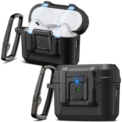 Spigen Funda Lock Fit Compatible con AirPods Pro 3ª Generación (2025) Negro Mate Spigen Funda Lock Fit Compatible con AirPods Pro 3ª Generación (2025) Negro Mate