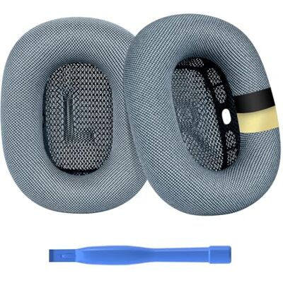 MMOBIEL Almohadillas de Repuesto para AirPods MAX Auriculares de Premium Memory Foam y Mesh Fabric Almohadilla Auriculares con Capa de Silicona Cascos Cojines – Azul MMOBIEL Almohadillas de Repuesto para AirPods MAX Auriculares de Premium Memory Foam y Mesh Fabric Almohadilla Auriculares con Capa de Silicona Cascos Cojines – Azul