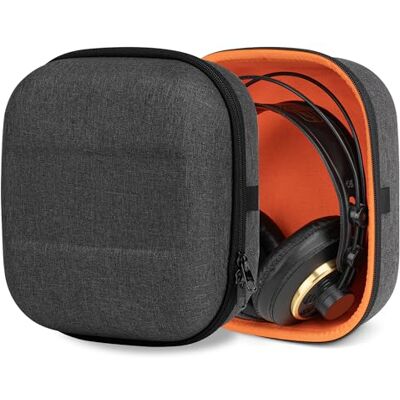 GEEKRIA Estuche Shield Compatible con Auriculares AKG K240 Studio, K702, K712 Pro, K271 MKII, K275 y K872, Bolsa rígida Protectora de reemplazo para Viaje con Espacio para Cables (Gris Oscuro) GEEKRIA Estuche Shield Compatible con Auriculares AKG K240 Studio, K702, K712 Pro, K271 MKII, K275 y K872, Bolsa rígida Protectora de reemplazo para Viaje con Espacio para Cables (Gris Oscuro)