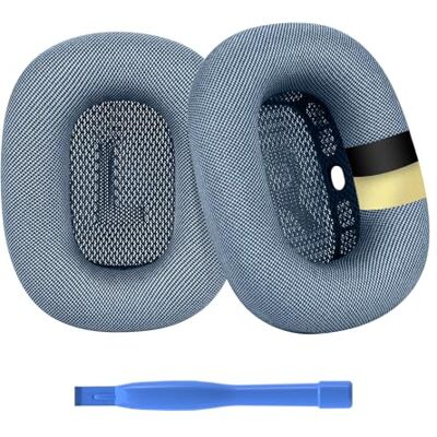 MMOBIEL Almohadillas de Repuesto para AirPods MAX Auriculares de Premium Memory Foam y Mesh Fabric Almohadilla Auriculares con Capa de Silicona Cascos Cojines – Azul Cielo MMOBIEL Almohadillas de Repuesto para AirPods MAX Auriculares de Premium Memory Foam y Mesh Fabric Almohadilla Auriculares con Capa de Silicona Cascos Cojines – Azul Cielo