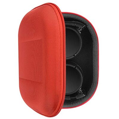 GEEKRIA Funda para audífonos Shield Compatible con Sony MDR-ZX300, MDR-ZX310, MDR-XB200, MDR-ZX100, MDR-ZX110, Estuche de Transporte rígido de Repuesto con Almacenamiento de Cable (Rojo) GEEKRIA Funda para audífonos Shield Compatible con Sony MDR-ZX300, MDR-ZX310, MDR-XB200, MDR-ZX100, MDR-ZX110, Estuche de Transporte rígido de Repuesto con Almacenamiento de Cable (Rojo)