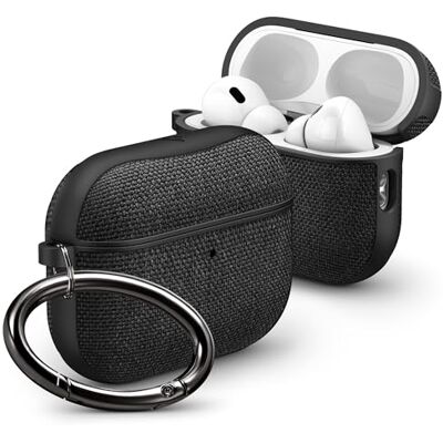 Spigen Funda Urban Fit para AirPods Pro 3 Funda de PC revestida de nylon con mosquetón metálico para una portabilidad sin arañazos en modelos 2025 Negro Spigen Funda Urban Fit para AirPods Pro 3 Funda de PC revestida de nylon con mosquetón metálico para una portabilidad sin arañazos en modelos 2025 Negro