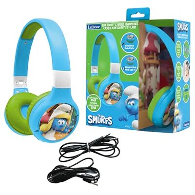 LEXIBOOK , Los Pitufos, Auriculares Bluetooth, HPBT010SF LEXIBOOK , Los Pitufos, Auriculares Bluetooth, HPBT010SF